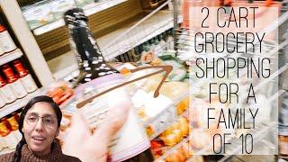 Shop For Groceries With Me || Large Family Grocery Shopping