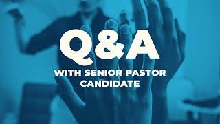 Q&A With Senior Pastor Candidate Shaen Marks