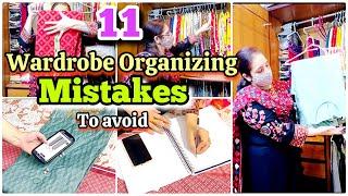 11-Wardrobe Organizing Mistakes To Avoid | Space Saving Wardrobe Organization Ideas | WomeniaATF