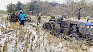 eicher tractor stuck in mud | Rajesh eslavath