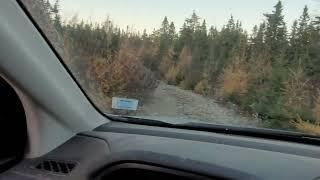 Driving From Clearing Off Upper Leitches Creek Road  -  November 10, 2024.