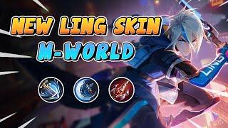 Trying Out The New Ling M-World Skin | Mobile Legends