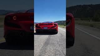 Ferrari F8 Tributo Acceleration Sound #ferrari #supercars #v8