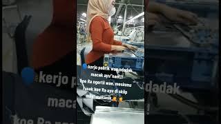 yg pernah kerja di garment pasti taulah.   #pabrik #karyawanpabrik #buruh