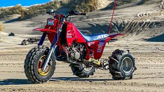 Three Wheeler Sand Dunes Ride!!! Fast ATC250R Ride Florence Dunes