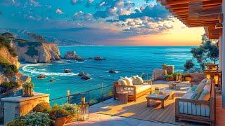 Morning Jazz Seaside Delight | Coastal Serenity With Smooth Jazz Relaxation