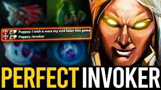 13K MMR Invoker ABSOLUTELY PERFECT Gameplay vs Lina Mid | Dota 2 Invoker