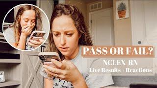 I lied to my family | NCLEX RESULTS + REACTIONS LIVE