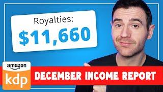 I Made $11,660 Selling Books on Amazon KDP | December 2024 KDP Income Report