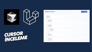 Cursor Yapay Zeka İnceliyoruz - Laravel Menü Sıralama