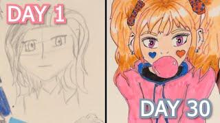 i drew everyday for a month