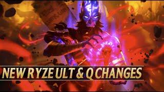 NEW RYZE ULTIMATE & Q BUFFS - League of Legends