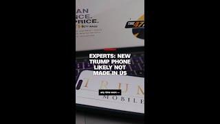 Trump’s new phone looks a lot like one from China