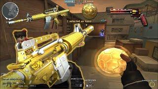 Crossfire NA 2.0 :M4a1 S Jewelry Noble Gold - Hero Mode X - Zombie V4