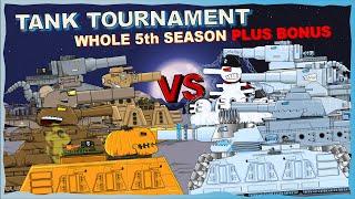 "Tank Tournament whole 5th Season plus Bonus" Cartoons about tanks