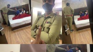 HOTEL#mai#pakde#gaye#Couples#Police#in#hotal
