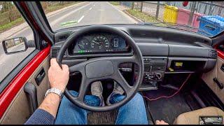 1993 Fiat Uno II [1.0 i 44 HP] | POV Test Drive #1934 Joe Black