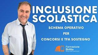 Inclusione Scolastica -schema operativo per concorsi scuola e TFA sostegno