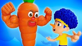 Healthy Carrot, Cha-Cha, Chicky & Boom-Boom with new DB Heroes | D Billions Kids Songs
