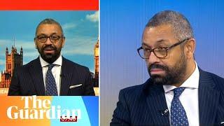 James Cleverly repeatedly fails to deny calling Rwanda deportation policy 'batshit'