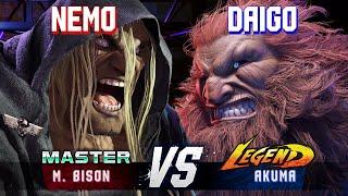 SF6 ▰ NEMO (M.Bison) vs DAIGO (Akuma) ▰ High Level Gameplay