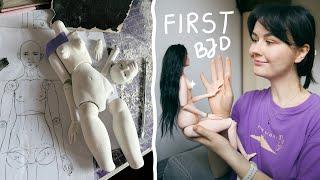 Sculpting BJD doll for the first time