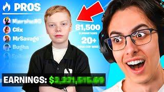 Reacting to The YOUNGEST Fortnite Pro Player!