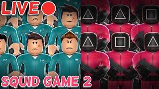 ROBLOX SQUID GAME 2 GAMES WITH VIEWERS!