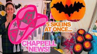 CHAPPELL RUG NEWS, Making Rug Burritos & Tufting a Gradient Moon!