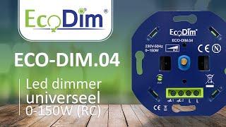 ECO-DIM.04 Led dimmer universeel 0-150W (RC)