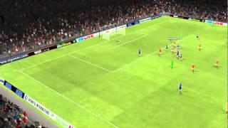 Denmark vs Croatia - Poulsen Goal 33rd minute