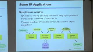 [PURDUE MLSS] A Machine Learning Approach for Complex Information Retrieval Applications by Luo Si