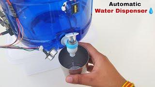 Automatic water dispenser machine,ultrasonic sensor water dispenser,ultrasonic sensor project