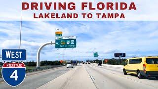 Driving Florida - Lakeland to Tampa via Interstate 4 West