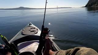 Kayak fishing in Auckland, NZ- St Heliers bay (during winter)- July, 2024