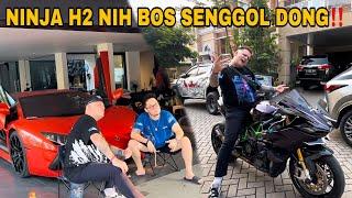 BULE KW TANTANG AKANG MV BALAP PAKE NINJA H2 LAWAN YAMAHA R1