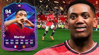 94 Flashback SBC Martial.. Is he worth the Price Tag?  FC 24 Player Review
