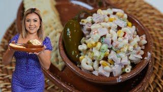 A Classic MEXICAN MACARONI SALAD, this ENSALADA DE CODITOS is a Must-Have Dish for Every BBQ!
