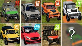 Fs14 Vs Fs15 Vs Fs16 Vs Fs18 Vs Fs20 Vs Fs23 Vs Fs25 | New Car | Timelapse