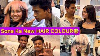 Sona Ne Fir Se New Hair Colour Karwaya | Sona Dey | Mukul Gain