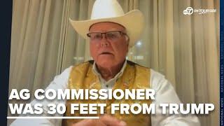 Texas Agriculture Commissioner Miller Speaks on Trump Rally Shooting