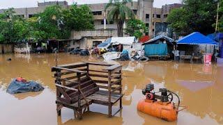 Heavy flooding in Ghana's capital
