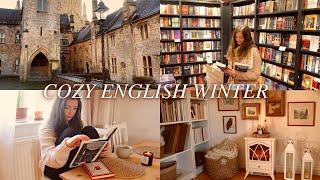 Cosy & simple Winter days in England | Reading slump, British way of cozy, Booktube slow living vlog