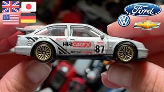 16 minutes of diecast cars with zoom camera - Ford USA Subaru Japan Citroen France