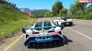 Forza Horizon 4 - 1,500HP ! Lamborghini Veneno | Goliath Race Gameplay
