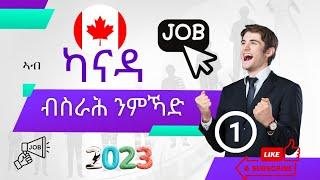 ብስራሕ ናብ ካናዳ ንምካድ ዝጠቕመና፥ Your Pathway to Canada: How to Immigrate Through Job Opportunities.