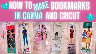 DIY How to make Bookmarks in CRICUT & CANVA