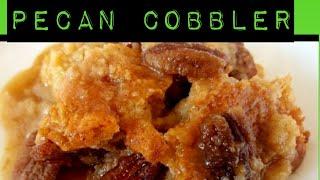 Pecan Cobbler-Homemade-  5 minutes-Tasty-So GOOD!