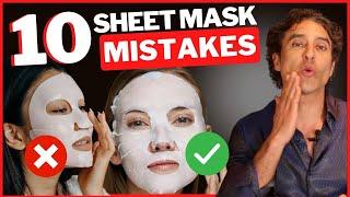 Are You Sheet Masking Correctly⁉️  Sheet Mask Do's & Don'ts ️