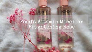 Pond's Micellar Water Brightening Rose Review [ Step 1 Pond's Skin Care Routine ]